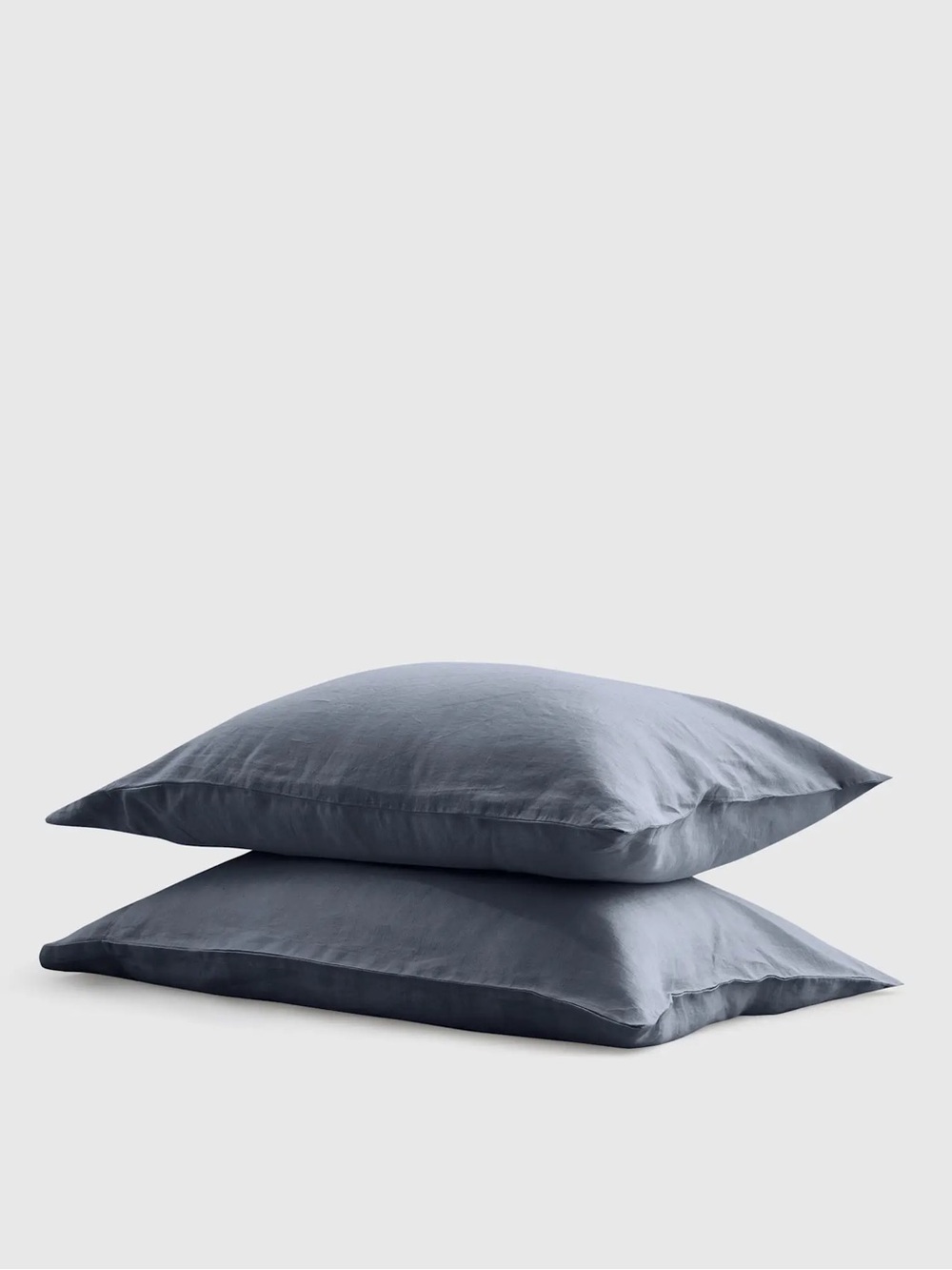Quince European Linen Pillowcase Set - Queen, Nightfall